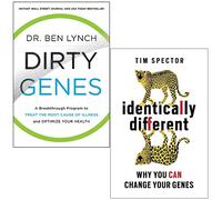 Dirty Genes de Ben Lynch et identiquement différent du professeur Tim Spector, ensemble de 2 livres