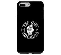 Dirty Hands Clean Message Cool Finger Spelling ASL Teachers Coque pour iPhone 7 Plus/8 Plus