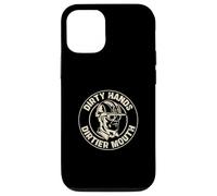 Dirty Hands Dirtier Mouth Funny Construction Manager Foreman Coque pour iPhone 12/12 Pro
