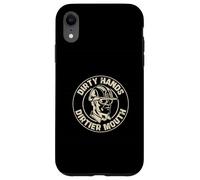 Dirty Hands Dirtier Mouth Funny Construction Manager Foreman Coque pour iPhone XR