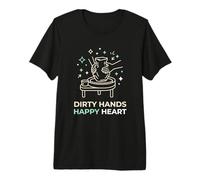 Dirty Hands Happy Heart Pottery Amateur T-Shirt Haut de Gamme
