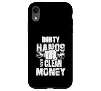 Dirty Hands Make Clean Money Machines Génie mécanique Coque pour iPhone XR