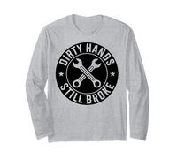 Dirty Hands Still Broke Blue Collar Work Job Syndicat Mechanic Manche Longue