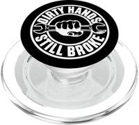 Dirty Hands Still Broke Blue Collar Work Job Syndicat Mechanic PopSockets PopGrip pour MagSafe