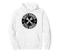Dirty Hands Still Broke Blue Collar Work Job Syndicat Mechanic Sweat à Capuche