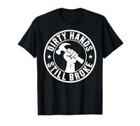 Dirty Hands Still Broke Blue Collar Work Job Syndicat Mechanic T-Shirt