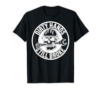Dirty Hands Still Broke Blue Collar Work Job Syndicat Mechanic T-Shirt