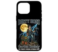 Dirty Hoes Garden Society Moon Lightning Gardening Coque pour iPhone 16 Pro Max