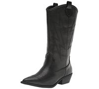 Dirty Laundry Femme Josea Botte de Western, Noir, 38 EU