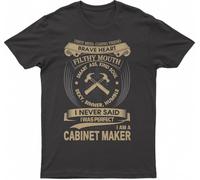 Dirty Mind Caring Friend Good Heart Filthy Mouth Smart Ass Kind Soul Sweet Sinner Humble I Never Said I Was Perfect I Am A Cabinet Maker, Fashion T-Shirt(X-Large)