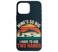 Dirty Mind Fishing - Big Catch Bass Fishing Funny Fisherman Coque pour iPhone 16 Pro Max