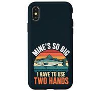 Dirty Mind Fishing - Big Catch Bass Fishing Funny Fisherman Coque pour iPhone X/XS