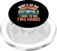 Dirty Mind Fishing - Big Catch Bass Fishing Funny Fisherman PopSockets PopGrip pour MagSafe