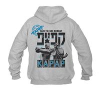 Dirty Ray Arts Martiaux KAPAP Krav Maga Sweat homme avec capuche B21