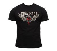 Dirty Ray Arts Martiaux Krav Maga Defense Combat System t-shirt homme DT13 (L)