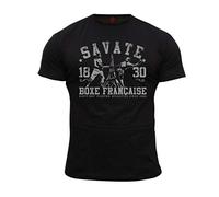 Dirty Ray Arts Martiaux Savate Boxe Francaise t-Shirt Homme DT21C