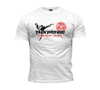 Dirty Ray Arts Martiaux Tae Kwon-Do t-Shirt Homme DT15B (M)