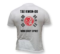 Dirty Ray Tae Kwon Do Mind Body Spirit t-Shirt Homme K39 (XL)