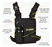 Dirty Rigger Support de poitrine LED