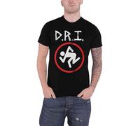 Dirty Rotten Imbeciles D.R.I. T Shirt Skanker Band Logo Official Classic Short Sleeve Unisex T-Shirt Gift Manches Courtes(Small)