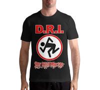 Dirty Rotten Imbeciles Men's Fashion Tops Short Sleeve T-Shirt Crew Neck Cotton Tee Manches Courtes(Large)