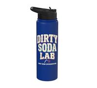 Dirty Soda Lab Drink Trend Meme Humor Stainless Steel Insulated Water Bottle