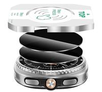 Diruite 2 Pièces Verre Trempé pour Samsung Galaxy Watch 8 Classic 46mm Protection Écran,Privacy Anti-Rayures Protecteur D'écran Screen Protection,Facile à Installer,46mm