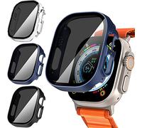 Diruite 3-Pièces pour Apple Watch Ultra 3/2/1 49mm Protection Écran Anti-Espion,HD Anti-Spy Privacy Verre Trempé Cover pour iWatch 49mm Privacy Coque