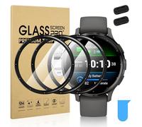 Diruite 3 Pièces Protection Écran pour Garmin Venu 3S 41mm,HD Courbé PMMA Matériau Screen Protection Membrane Composite Résistant Aux Rayures Protecteur D'écra,41mm