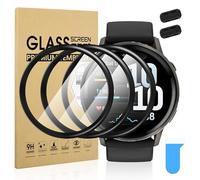 Diruite 3 Pièces Protection Écran pour Garmin Venu 4 45mm,HD Courbé PMMA Matériau Screen Protection Membrane Composite Résistant Aux Rayures Protecteur D'écra,45mm