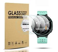 Diruite 4 Pièces Compatible avec Garmin Forerunner 220/225/230/235/620/630 Protection Écran,Haute Définition Verre Trempé pour Garmin Forerunner 235 Protecteur D'écran[Anti-Rayures][sans Bulles]