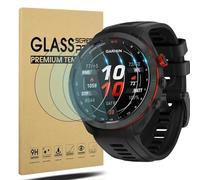 Diruite 4 Pièces Protection Écran pour Garmin Fenix 7/7 Solar/Fenix 7 Sapphire Solar 47mm/Garmin Epix Gen 2/Garmin Approach S70 47mm Verre Trempé,Protecteur D'écran Anti-rayures Screen Protection
