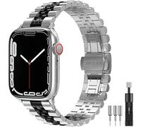 Diruite pour Apple Watch 49mm 46mm 45mm 44mm 42mm 41mm 40mm 38mm Bracelet,Acier Inoxydable Watchband avec Double Déploiement Fermoir pour Apple Watch Ultra/Ultra 2/Series 10/9/8/7/6/5/4/SE