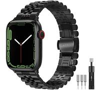 Diruite pour Apple Watch 49mm 46mm 45mm 44mm 42mm 41mm 40mm 38mm Bracelet,Acier Inoxydable Watchband avec Double Déploiement Fermoir pour Apple Watch Ultra/Ultra 2/Series 10/9/8/7/6/5/4/SE