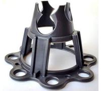 DIS - Éloigneur de sol avec une grande zone de support en PVC - Entretoise en maille à renfort de béton en vrac - Support ~ 15/20 25/30 35/40 40/50 60/70 70/80 90/100 mm (100, 70/80 mm)