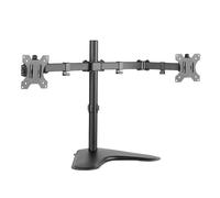 LogiLink Support double pour écran BP0045 x2 13"-32" réglable en hauteur, inclinable, mobile