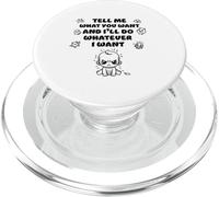 Dis-moi ce que tu veux et je ferai ce que je veux PopSockets PopGrip pour MagSafe