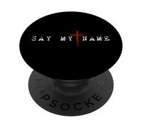 Dis Mon nom Jésus-Christ PopSockets PopGrip Adhésif