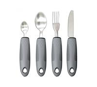 Disability Eating Aids - Great for The Elderly, Disabled Or Those Suffering with Tremors And Trembling Hands - (grey (1x Set))