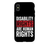 Disability Rights are Human Rights Coque pour iPhone X/XS