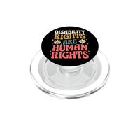 Disability Rights are Human Rights PopSockets PopGrip pour MagSafe