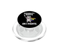 Disability Rights Or I Fights Justice Sociale Inclusion PopSockets PopGrip pour MagSafe