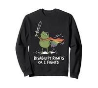 Disability Rights Or I Fights Justice Sociale Inclusion Sweatshirt