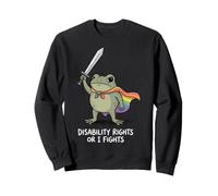 Disability Rights Or I Fights Justice Sociale Inclusion Sweatshirt