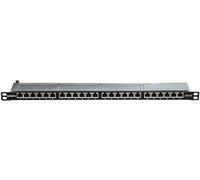 Disabled - Do not use Lindy Panneau de Brassage 24 Ports Cat.6A STP, 1/2U, Noir