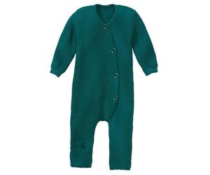 Disana Combinaison en tricot pour bébé et enfant - 100 % laine mérinos bio - Respirant et confortable - Unisexe - Taille 50-80 - Durable et équitable - Extensible - Avec poignets rabattables