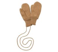 Disana GANTS EN LAINE MÉRINOS POUR BÉBÉ ET ENFANT - 100% Bio, Laine bouillie - Résistants aux intempéries et super chauds - Unisexe en 3 tailles - Durable et équitable - Attachés avec une cordelette