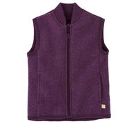 disana - Kid's Milled Wool Vest - Gilet en laine mérinos - 110/116 - aubergine