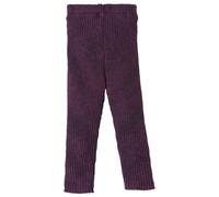 disana - Kid's Strick-Leggings Light - Legging - 74/80 - aubergine