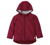 disana - Kid's Walk-Jacke Zipp - Veste en laine - 74/80 - cassis